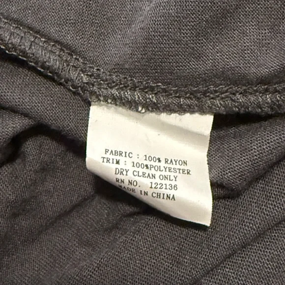 Anthropologie Gray Ruffle Cardigan - Large - NWOT - Picture 6 of 6